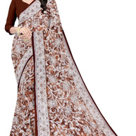 Trendy Printed Saree with Blouse Piece for Women’s Ethnic Wardrobe  | CAS-PURNIMA