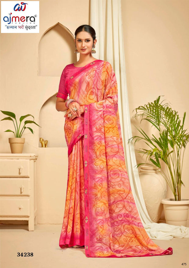 Graceful Printed Saree with Blouse Piece for Modern Ethnic Fashion  | RDD-FEMINA VOL-4