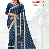 Contemporary Printed Saree without Blouse for Premium Wear | GLC-AMBIKA