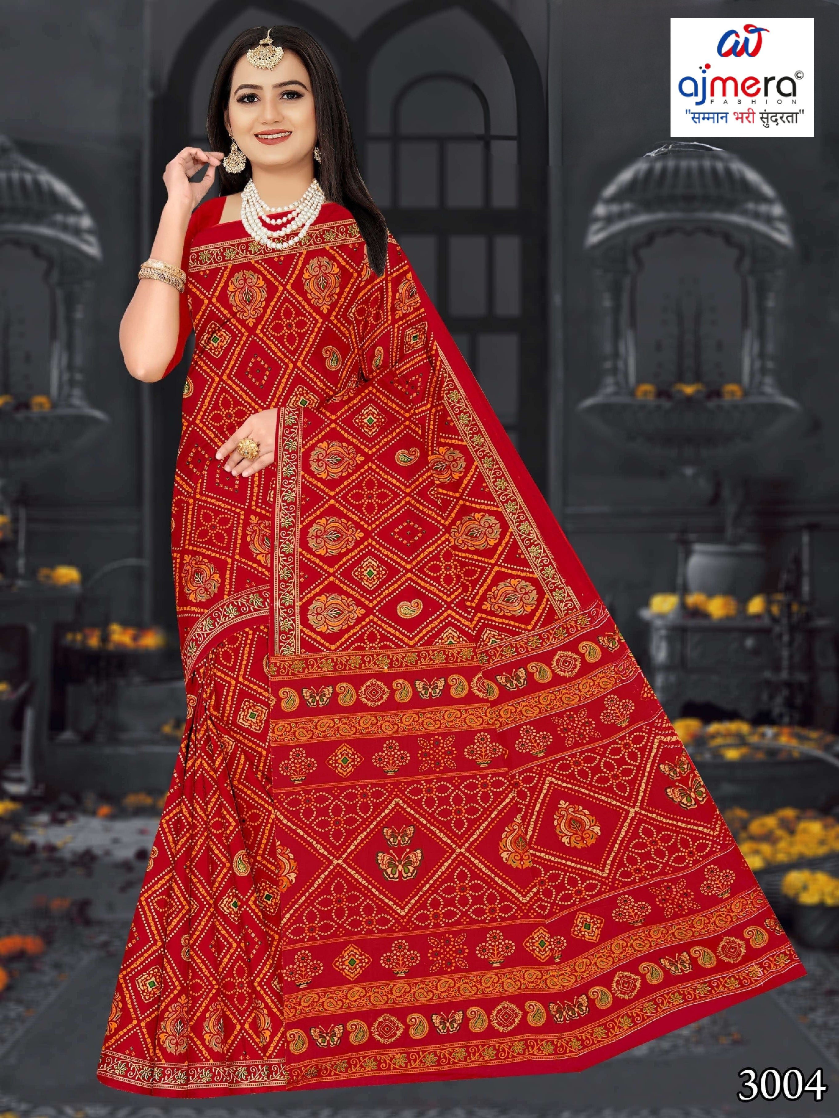 Daily Wear Cotton Saree with Without Blouse for Premium Ethnic and Traditional Wear | DS-KAILASHPATI