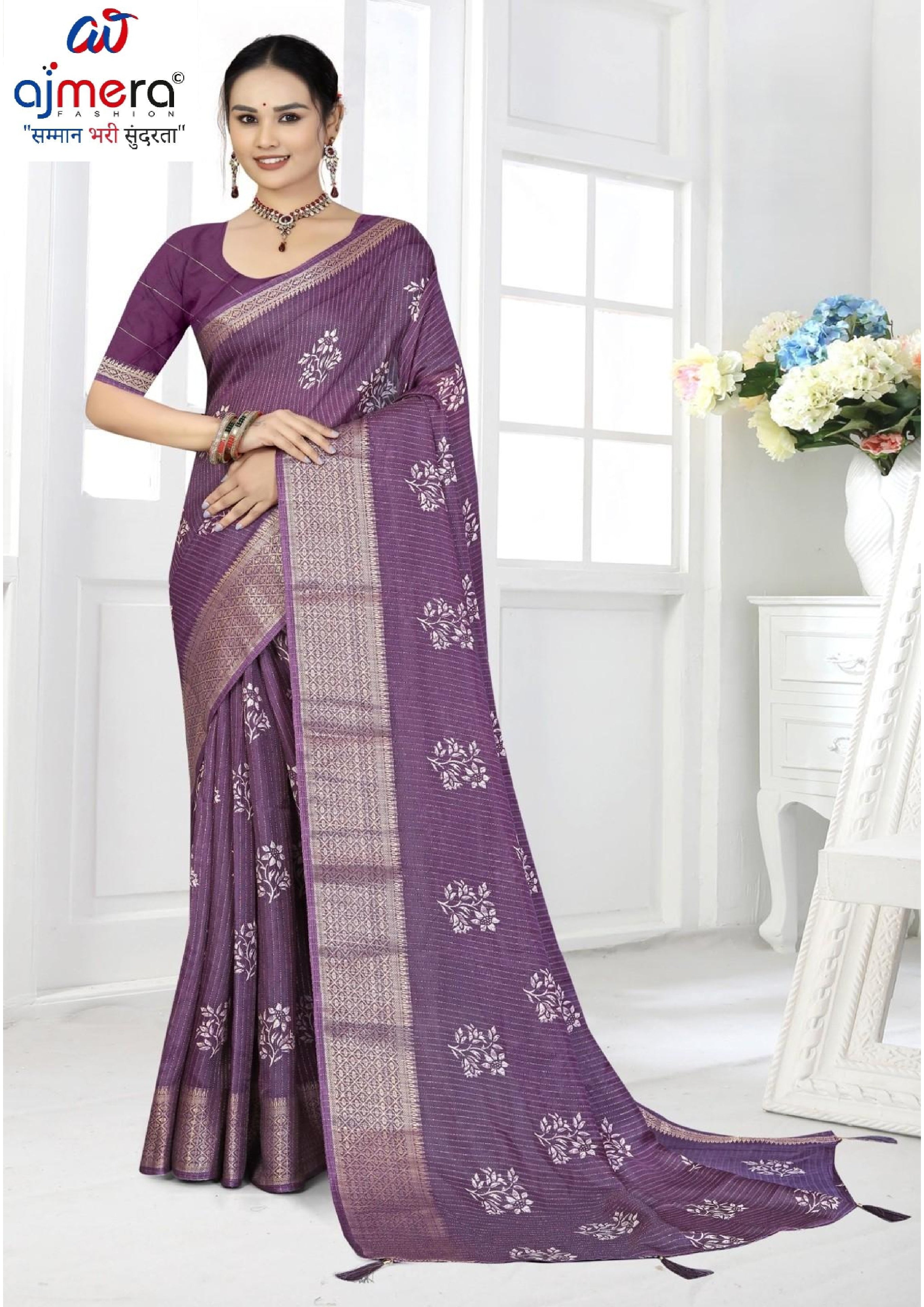 Stylish Printed Saree with Blouse Piece for Traditional Celebrations | TTS-SINDHU VOL-11