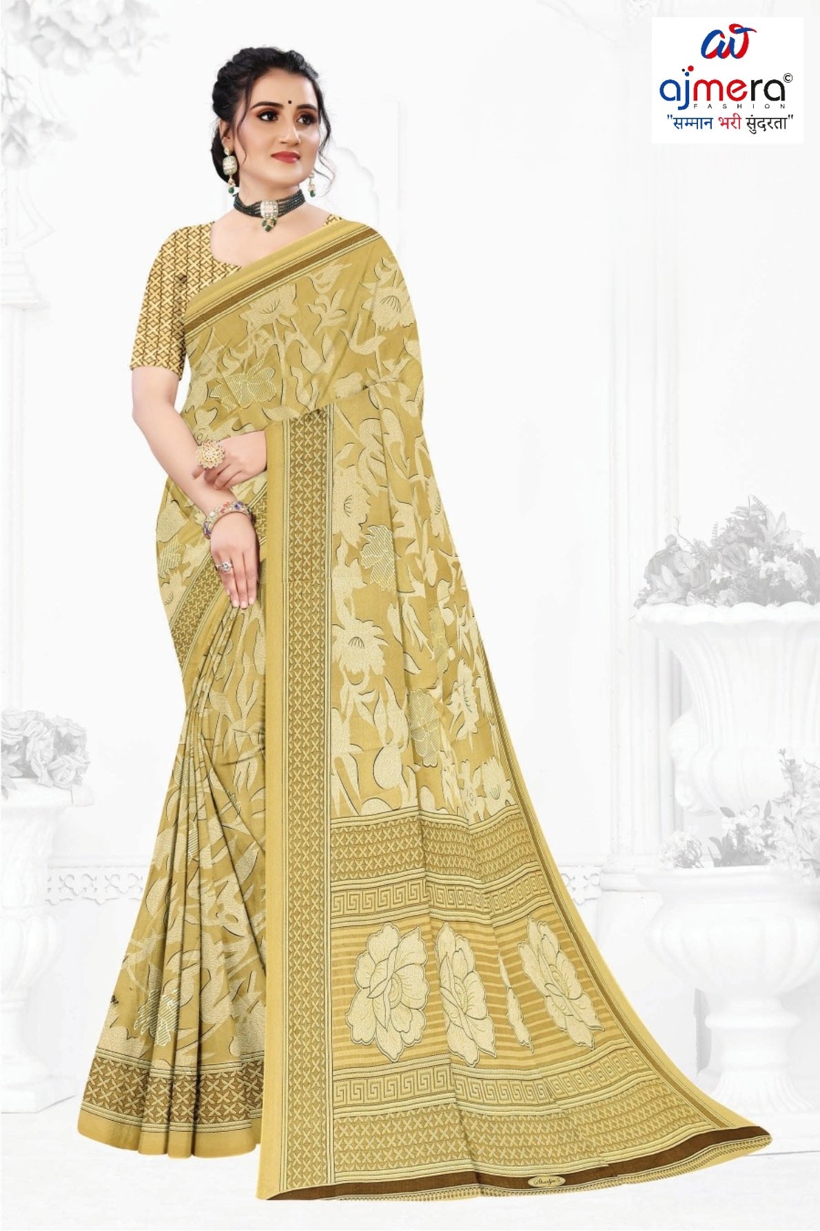 Graceful Printed Saree with Blouse Piece for Modern Ethnic Fashion | GLC-GOPALA