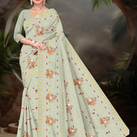 Designer Cotton Saree with Without Blouse for Premium Ethnic and Traditional Wear | PJA-GAJAL