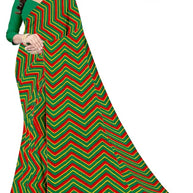 Zomato Print Loose Saree with Blouse for Premium Ethnic and Traditional Wear | CAS-SAWARIYA