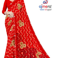 Premium Printed Saree with Matching Blouse Piece for Ethnic Elegance  | CAS-VARMALA