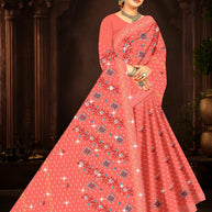 Suti Cotton Saree with Without Blouse for Premium Ethnic and Traditional Wear | PJA-MERI KIRAN