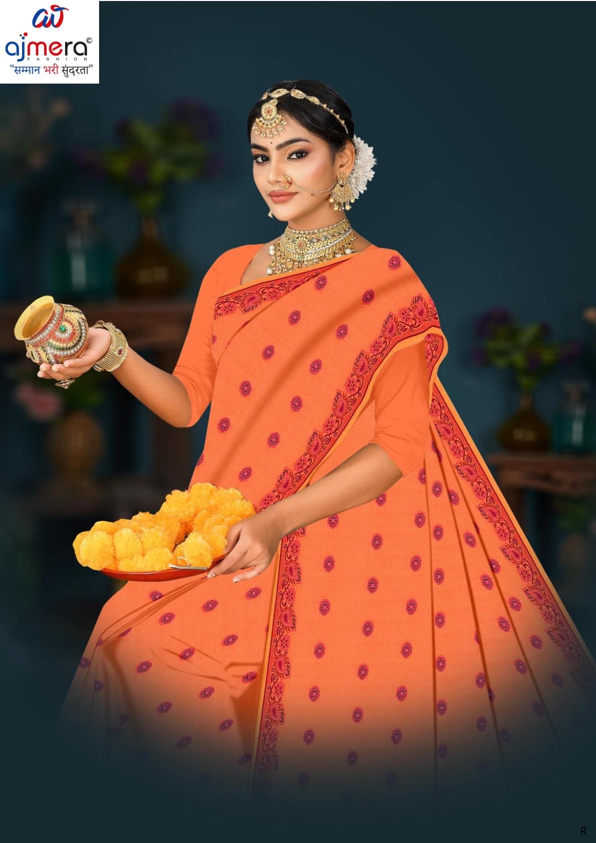 Soft Cotton Saree with Without Blouse for Premium Ethnic and Traditional Wear | PJA-BANGAL BEAUTY