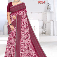 Beautiful Printed Saree with Blouse Piece for Cultural Celebrations | GPT-MEGHA-1