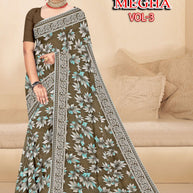 Beautiful Printed Saree with Blouse Piece for Cultural Celebrations | GPT-MEGHA-3