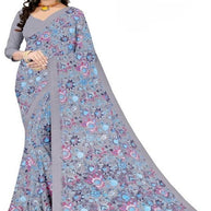 Heavy Reniyal Print Loose Saree without Blouse for Premium Ethnic and Traditional Wear | CAS-PREMIUM