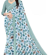 Classic Printed Saree without Blouse for Timeless Traditional Style | CAS-SMART SILK