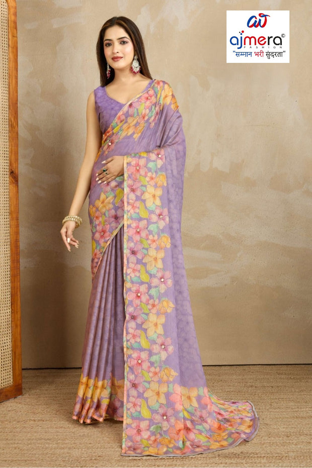 Trendy Printed Saree with Blouse Piece for Women’s Ethnic Wardrobe  | RMF-SAANVIKA VOL-2