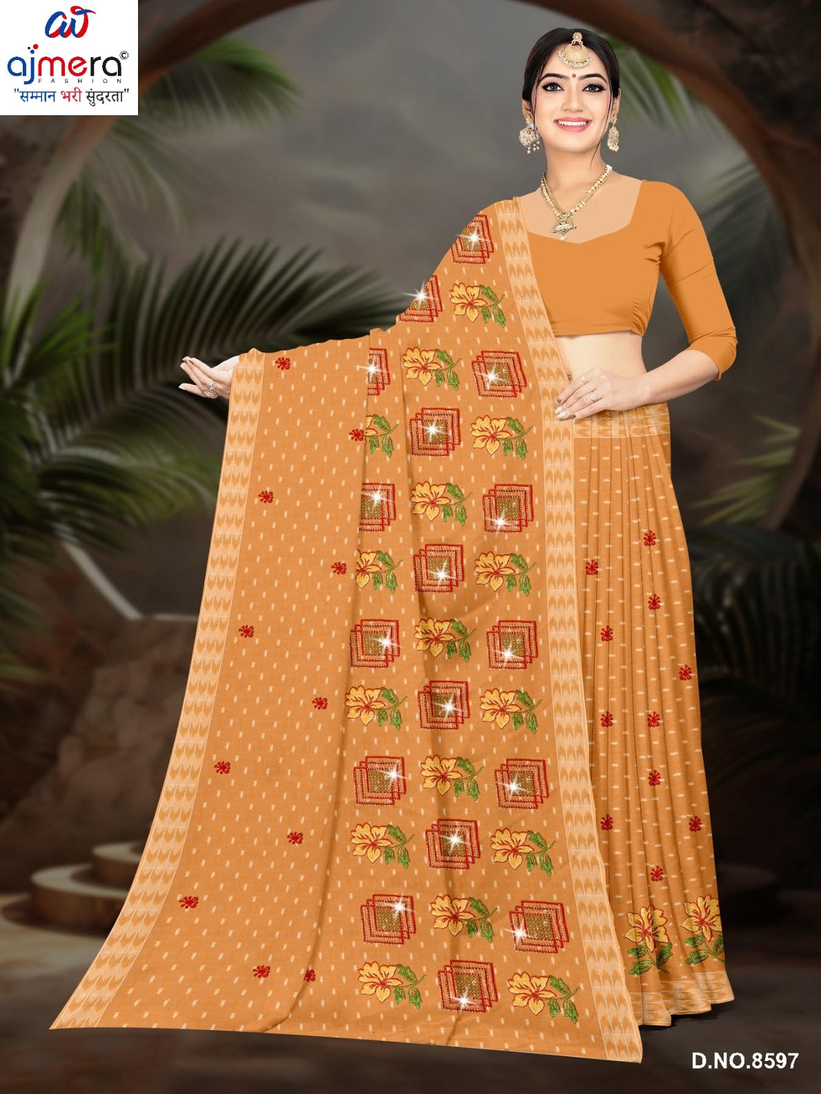 Wholesale Cotton Saree with Without Blouse for Premium Ethnic and Traditional Wear | PJA-SATSANG