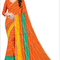 Premium Printed Saree with Matching Blouse Piece for Ethnic Elegance  | CAS-ANOKHEE