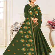 Daily Wear Cotton Saree with Without Blouse for Premium Ethnic and Traditional Wear | PJA-EK NAZAR