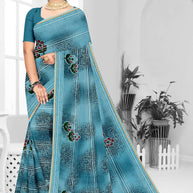 Graceful Printed Saree with Blouse Piece for Modern Ethnic Fashion  | GPT-BIJLI-3