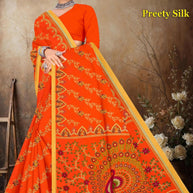 Pure Cotton Saree with Without Blouse for Premium Ethnic and Traditional Wear | TLS-PREETY SILK