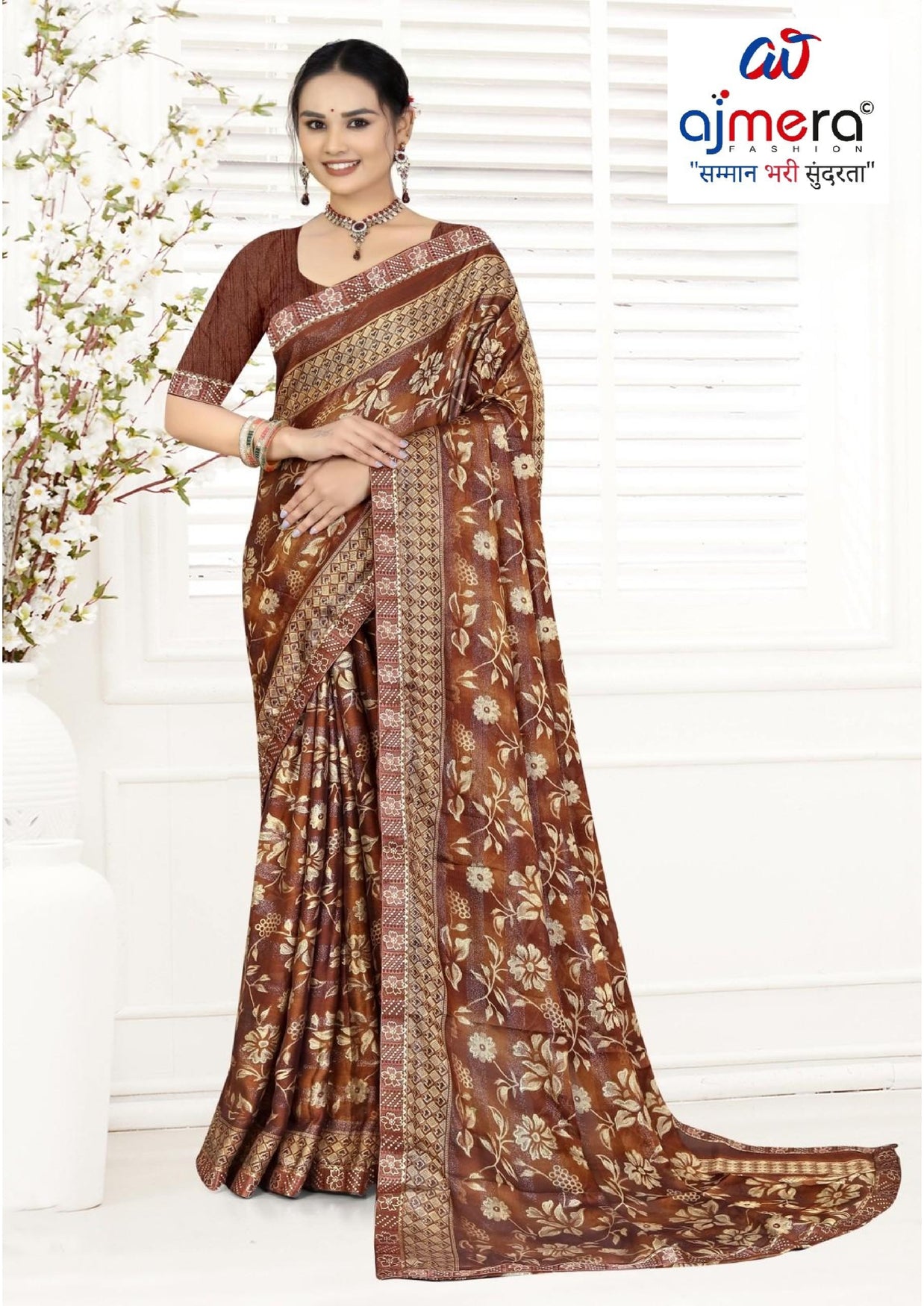 Premium Printed Saree with Matching Blouse Piece for Ethnic Elegance | TTS-GULSHAN VOL-8