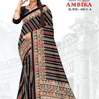 Contemporary Printed Saree without Blouse for Premium Wear | GLC-AMBIKA