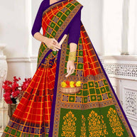 Fancy Cotton Saree with Without Blouse for Premium Ethnic and Traditional Wear | DS-5G