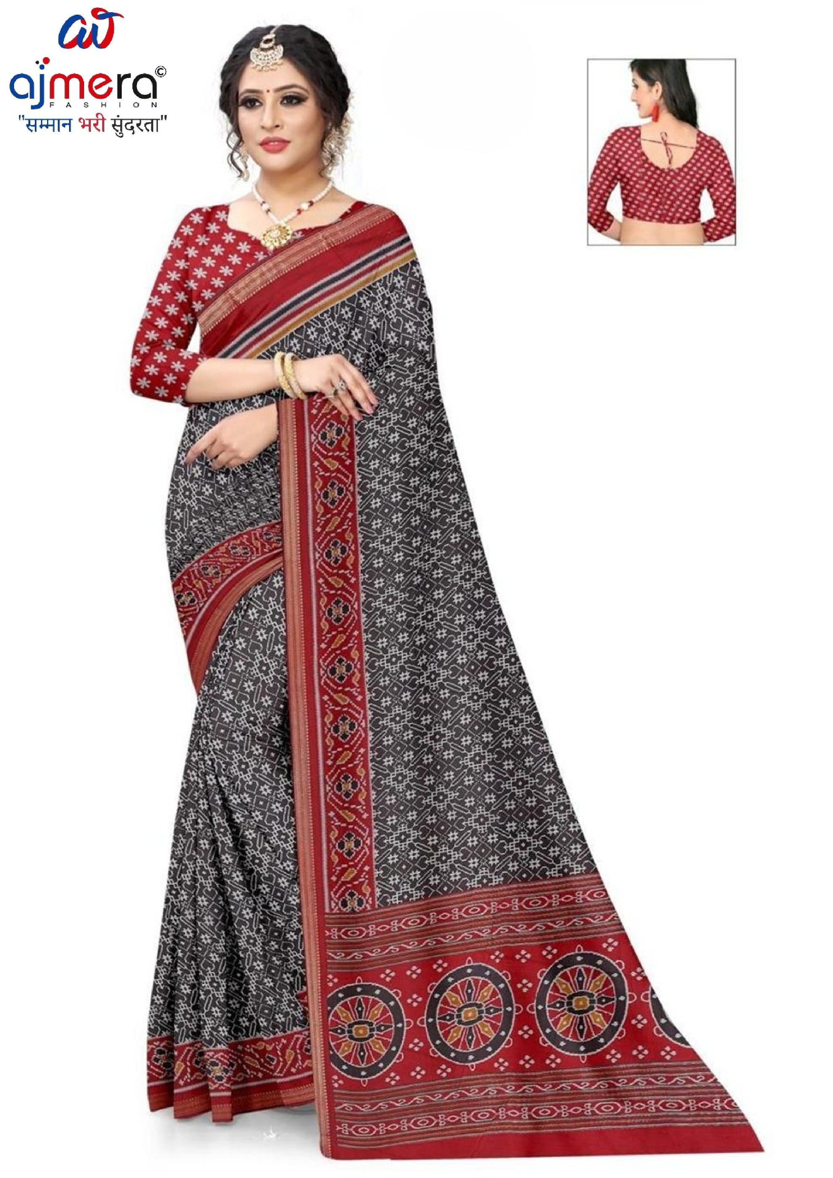 Daily Wear Cotton Saree with Blouse Piece for Premium Ethnic and Traditional Wear | ANT-MUSKAN PURE SILK