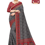 Daily Wear Cotton Saree with Blouse Piece for Premium Ethnic and Traditional Wear | ANT-MUSKAN PURE SILK
