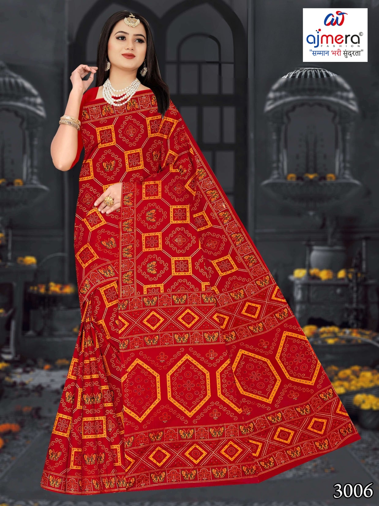 Daily Wear Cotton Saree with Without Blouse for Premium Ethnic and Traditional Wear | DS-KAILASHPATI