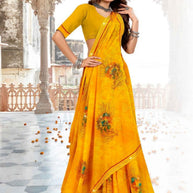 Beautiful Printed Saree with Blouse Piece for Cultural Celebrations | PRM-PRADEEP