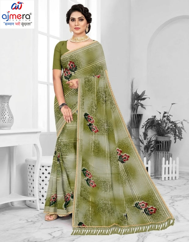 Graceful Printed Saree with Blouse Piece for Modern Ethnic Fashion  | GPT-BIJLI-3