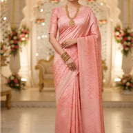 Premium Rapier Silk Matching Saree With Blouse Piece | MCB-RAPIDO