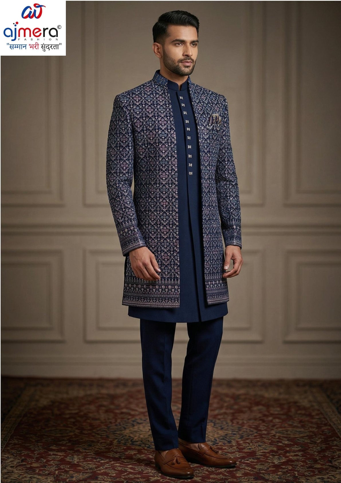 Premium Men's Indo Western for Wedding & Party Wear | SNA-MIN11656