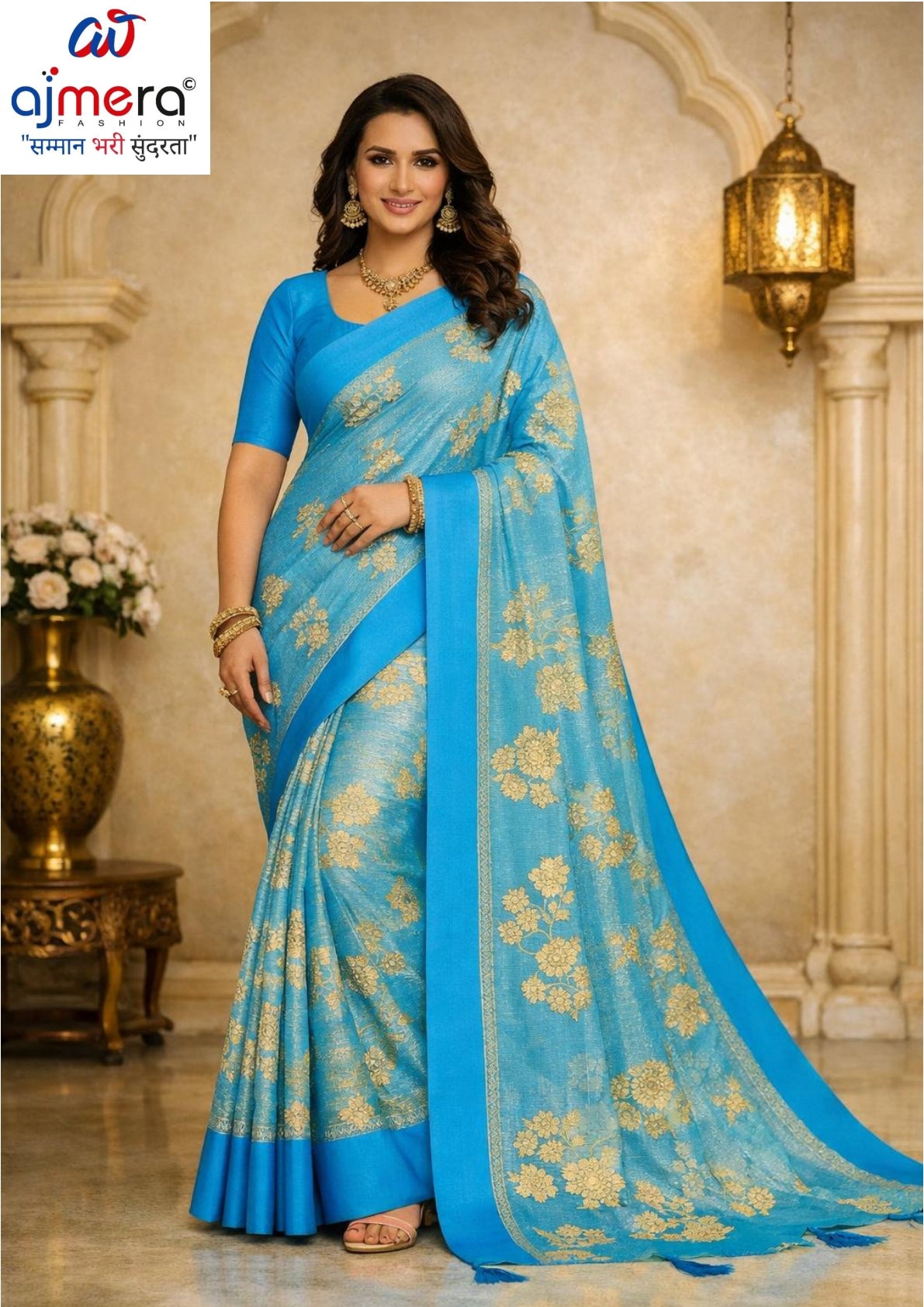 Trendy Printed Saree with Blouse Piece for Women’s Ethnic Wardrobe  | RDD-RUHANI