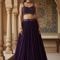 Designer Georgette Gown for Women | CRY-IR139