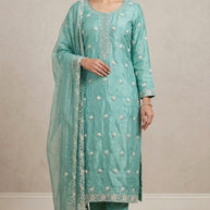 Luxury Glass Organza Unstitched Suit Set | VAA-THE COMPANY