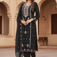 Designer Signature Ethnic Kurti Set for Women | ISO-P9