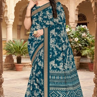 Designer Printed Saree with Blouse Piece for Special Occasions | GLC-ROYAL LADY