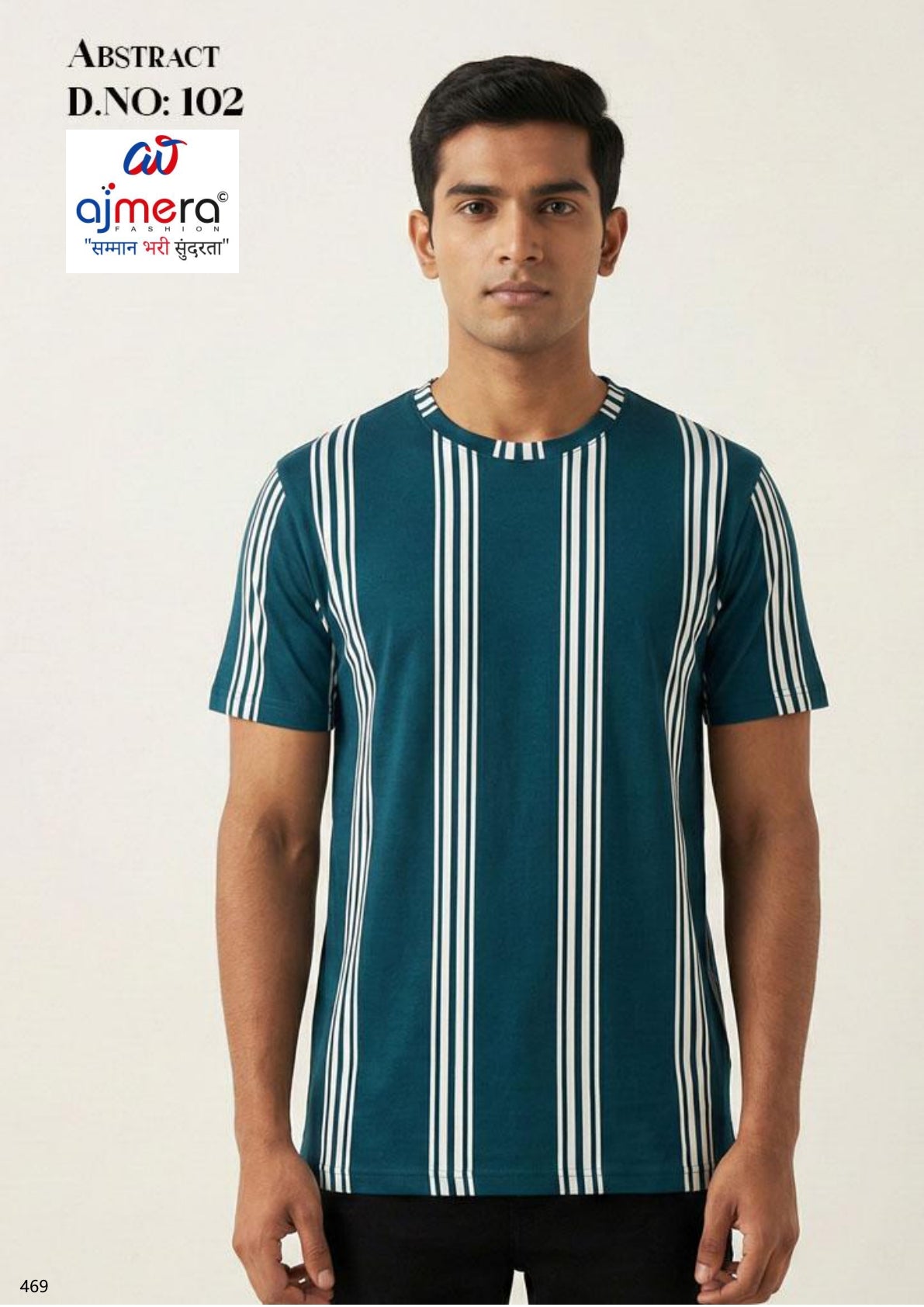 Premium Men's Abstract Print T-Shirt for Casual Wear | KHE-ABSTRACT-102