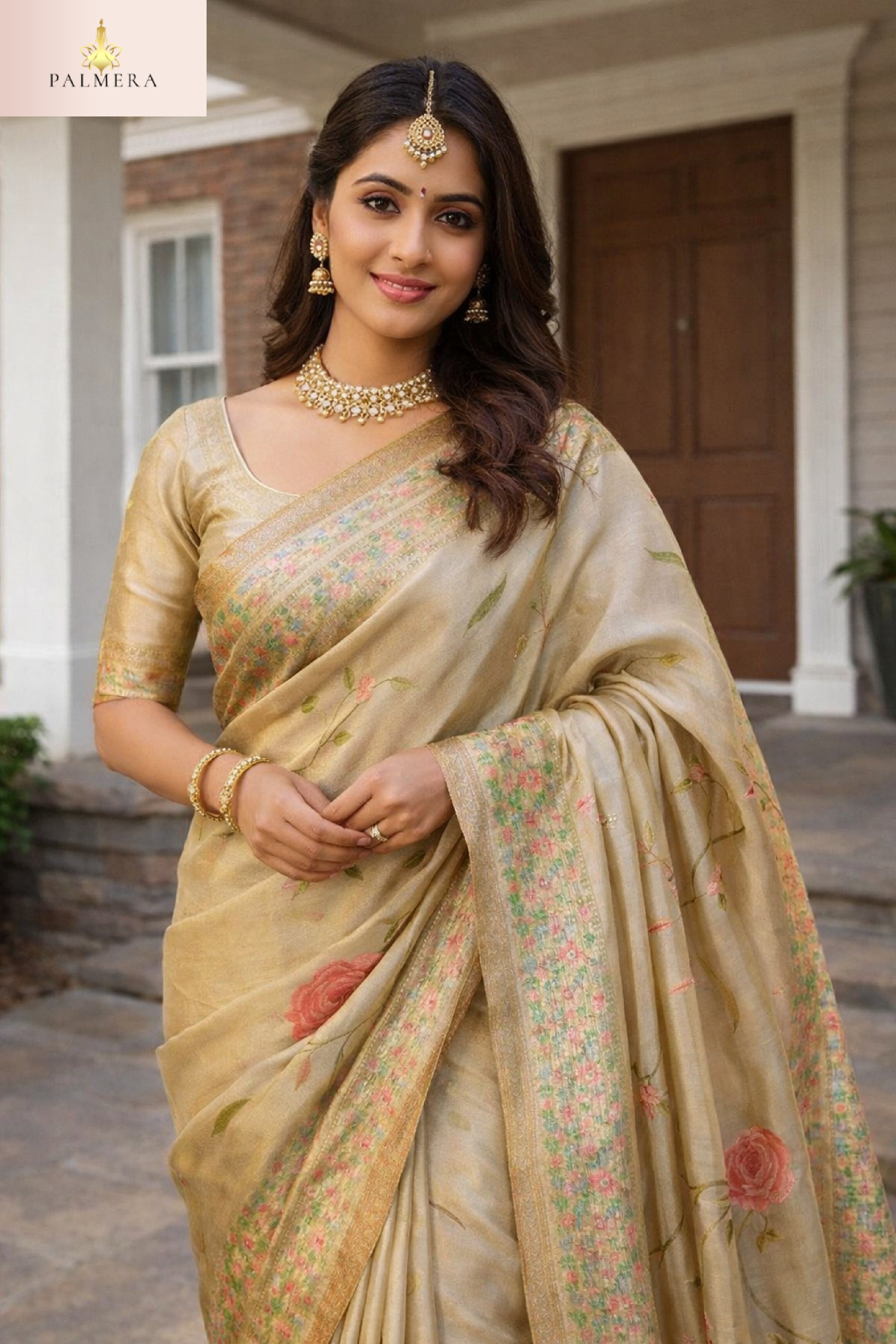 Palmera Saree Manufacturer and Palmera Saree Supplier | ALL-NAZAKAT-106