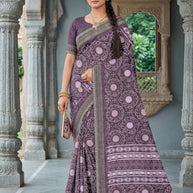 Contemporary Printed Saree with Blouse Piece for Premium Wear | GLC-SURYAMUKHI
