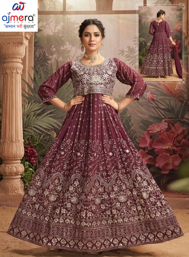 Designer Georgette Gown for Women | KTX-4558-XL