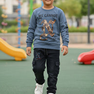 Boys T-Shirt & Pant Set Wholesale in Surat | TBY-956