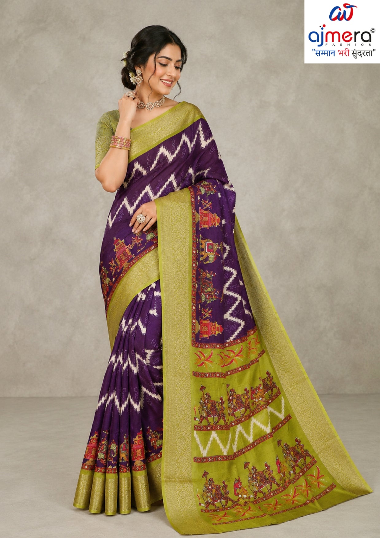 Stylish Printed Saree with Blouse Piece for Traditional Celebrations  | RDD-VARSHINI VOL-04