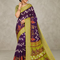 Stylish Printed Saree with Blouse Piece for Traditional Celebrations  | RDD-VARSHINI VOL-04