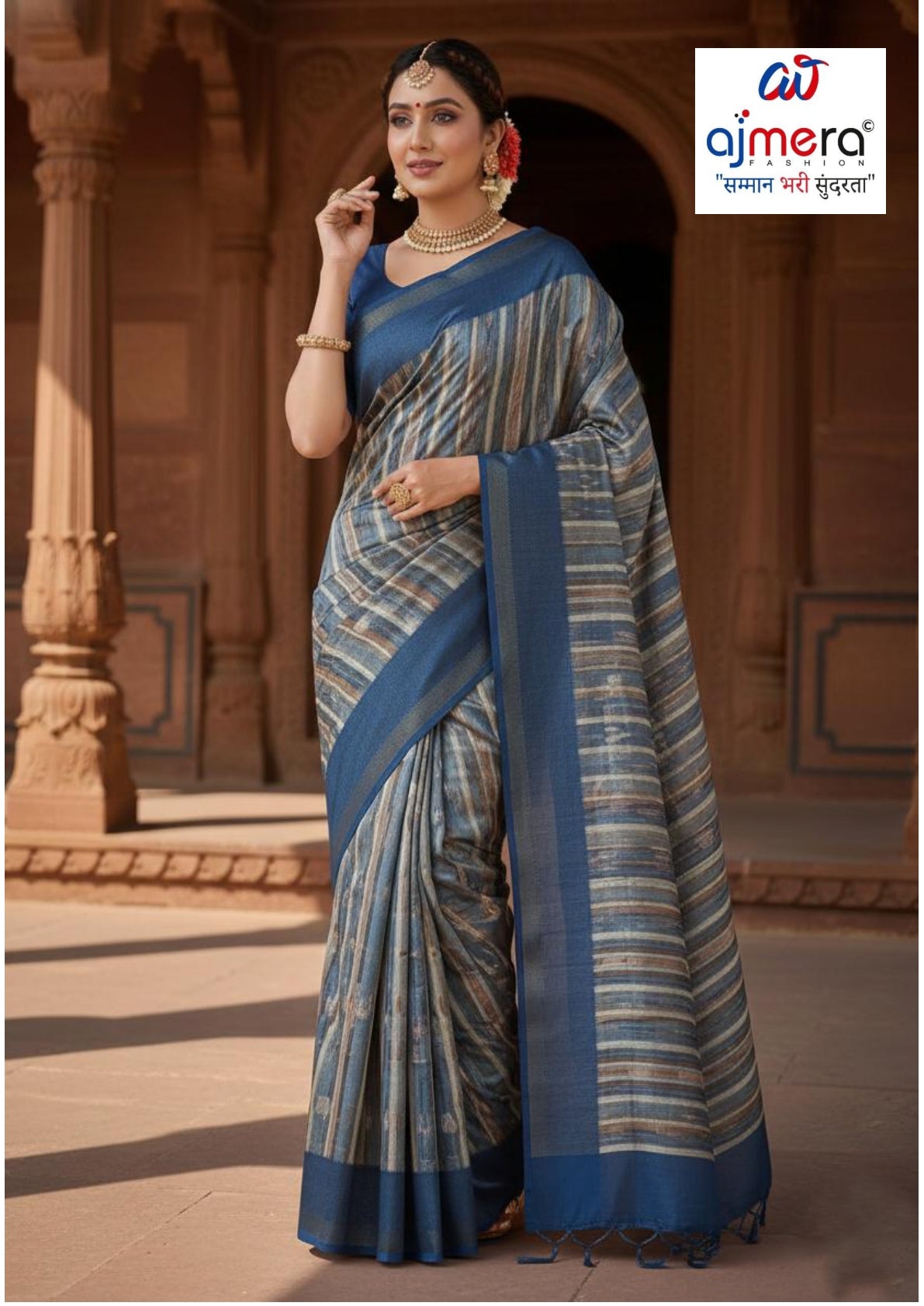 Designer Jacquard Silk Saree without Blouse for Traditional Occasions | MTE-DIGITAL-1