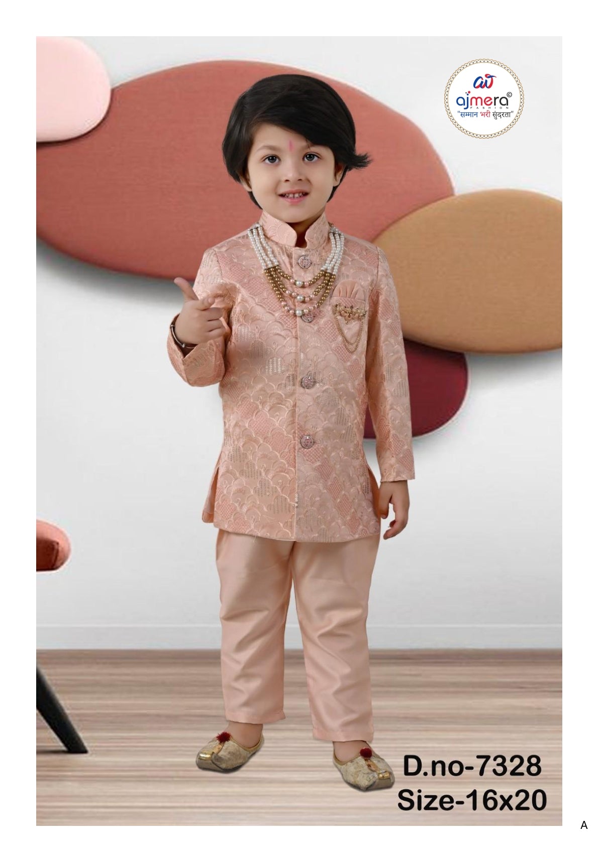 Wholesale Boys Indo Western Dress Collection | JDW-7328-1