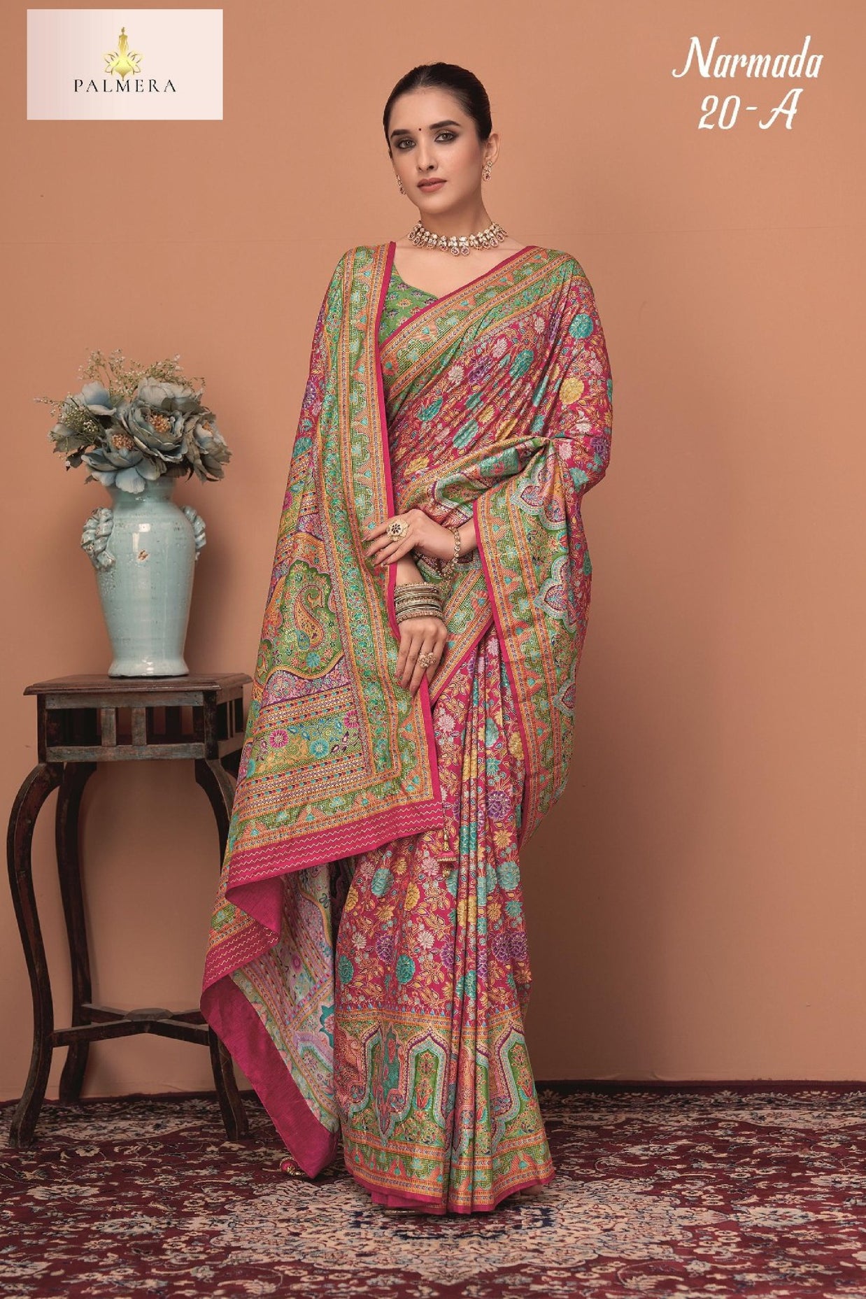 Palmera Saree Manufacturer and Palmera Saree Supplier | ALL-NARMADA-20