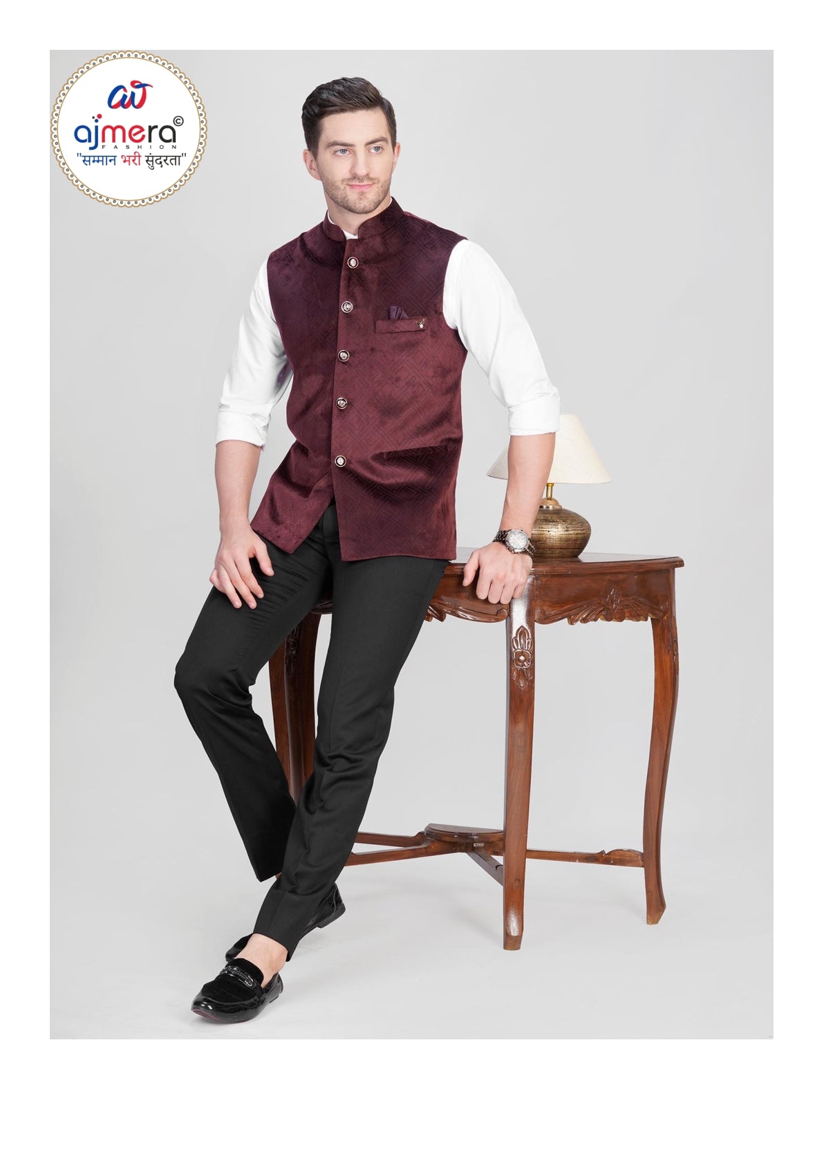 Designer Mens Waist Coat Wholesaler | SNA-MWC11913