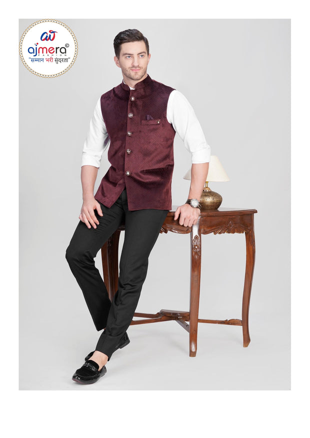 Designer Mens Waist Coat Wholesaler | SNA-MWC11913