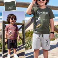 Kids T-Shirt & Pant Set Wholesale in Surat | RMC-1276-M/L/XL