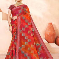 Graceful Printed Saree with Blouse Piece for Modern Ethnic Fashion | SNR-NAVJYOTI